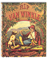 Dollhouse Miniature Rip Van Winkle Readable Book